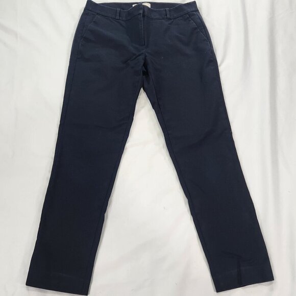 Women's Michael Kors Navy Blue Stretch Skinny Leg Pants Size 6 Lot A - Picture 1 of 5